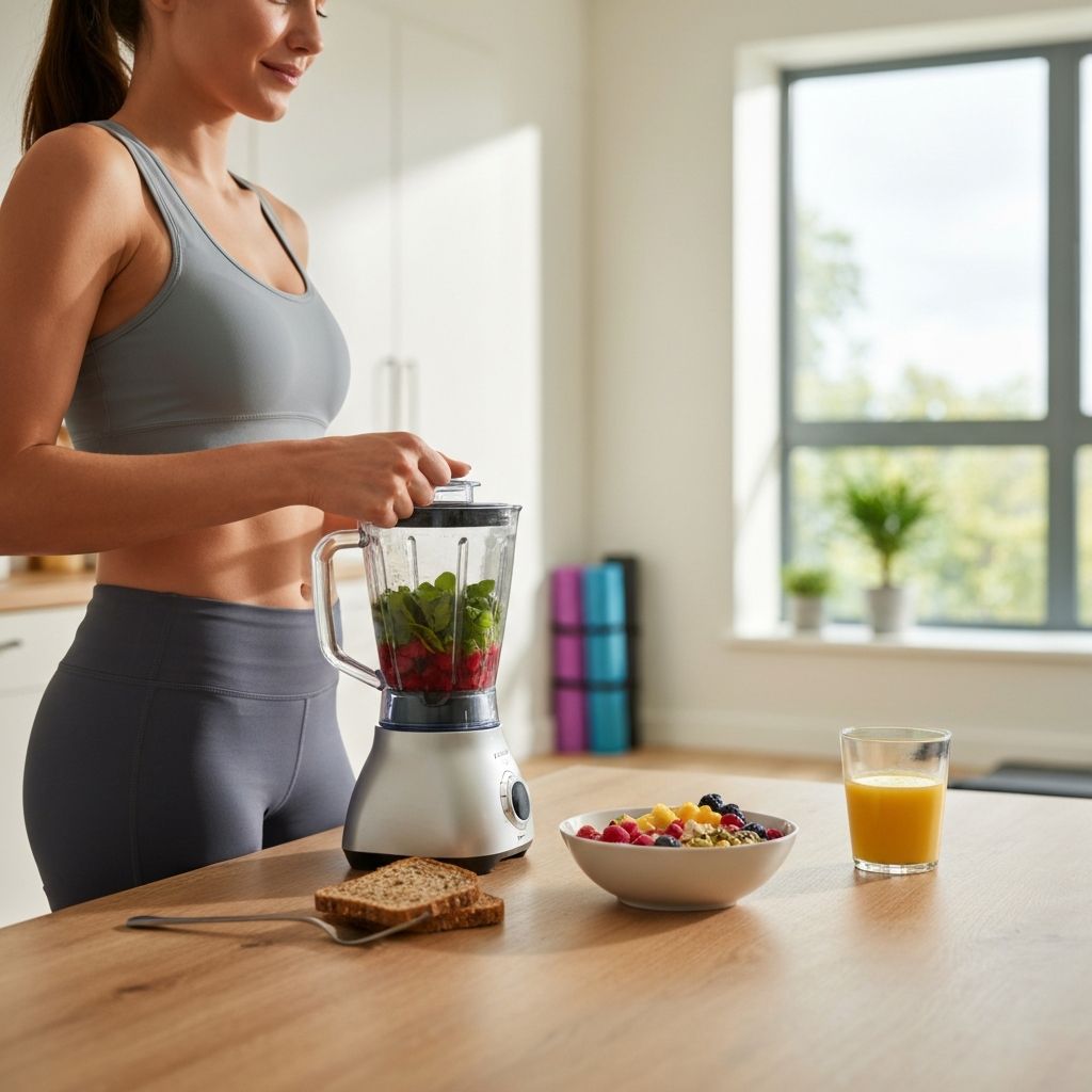 Morning breakfast scene